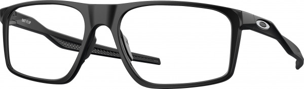 Oakley OX8183 BAT FLIP Eyeglasses, 818301 BAT FLIP SATIN BLACK (BLACK)