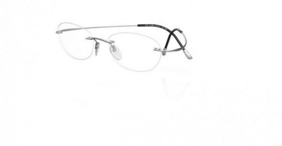 Silhouette TMA The Must Collection 6684 Eyeglasses, 6050 Sterling Silver Shiny