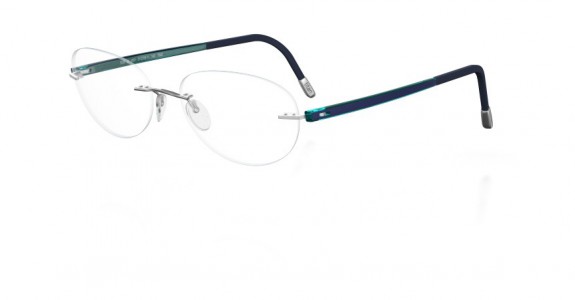 Silhouette Zenlight 6694 Eyeglasses, 6070 blue matte