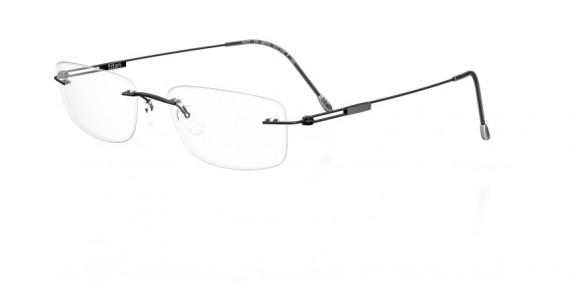 Silhouette TNGIII 7663 Eyeglasses, 6082 Black