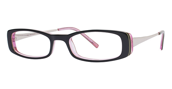 Hilco LM 100 Eyeglasses, Black/Pink laminate