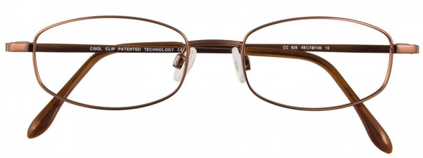 CoolClip CC826 Eyeglasses, 010 - Satin Brown