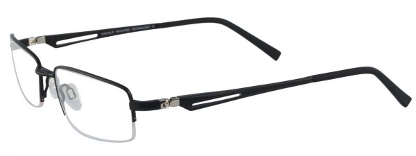 EasyClip EC118 Eyeglasses, SATIN BLACK