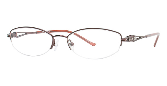 Joan Collins 9726 Eyeglasses, BURGUNDY