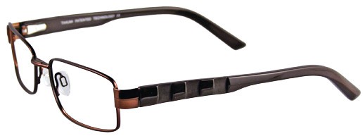 Takumi T9790 Eyeglasses, SATIN DARK BROWN/DARK BROWN
