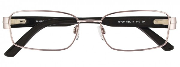 Takumi T9790 Eyeglasses, SATIN SILVER/DARK GREY
