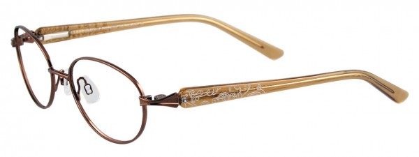 EasyClip EC129 Eyeglasses, BRONZE