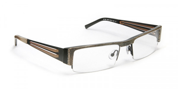 J.F. Rey JF1160 Eyeglasses, WHITE PYTHON / BLACK (1500)