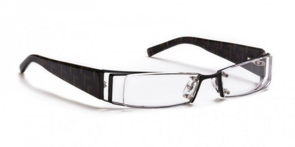 J.F. Rey JF2180 Eyeglasses, BLACK / BLACK CUBISMO (0010)