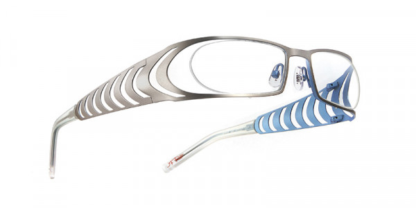 J.F. Rey JF2217 Eyeglasses, MATT SILVER / BLUE SKY / CRYSTAL (1323)