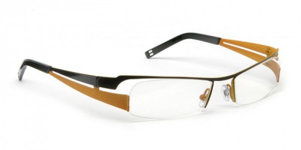 J.F. Rey JF2268 Eyeglasses, BLACK / SAFFRON (0050)