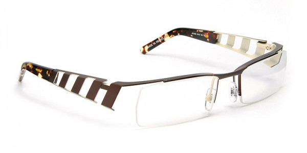 J.F. Rey JF2302 Eyeglasses, CHOCOLATE / ICED WHITE (6312)