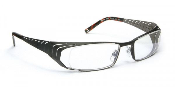 J.F. Rey JF2308 Eyeglasses, BLACK / RUTHENIUM (0005)