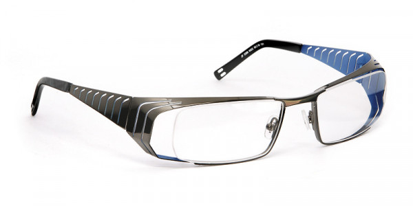 J.F. Rey JF2309 Eyeglasses, RUTHENIUM / KLEIN BLUE (0522)