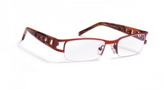 J.F. Rey IGUANE Eyeglasses, Orange Paprika / Red Brick (6065)