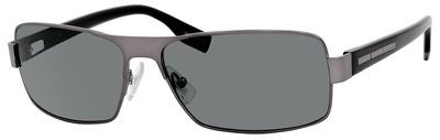 HUGO BOSS Black Boss 0316/S Sunglasses, 0BZS(RC) Semi Matte Dark Ruthenium Black
