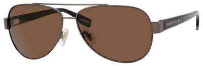 HUGO BOSS Black Boss 0317/S Sunglasses, 0YCH(VW) Semi Matte Brown / Havana