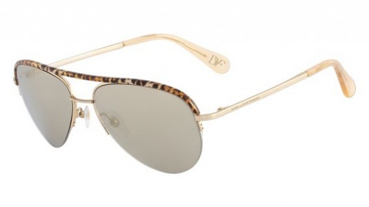 Diane Von Furstenberg DVF101S Sunglasses, (717) GOLD