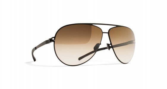 Mykita COOPER Sunglasses, BLACK - LENS: BRONZE GRADIENT FLASH