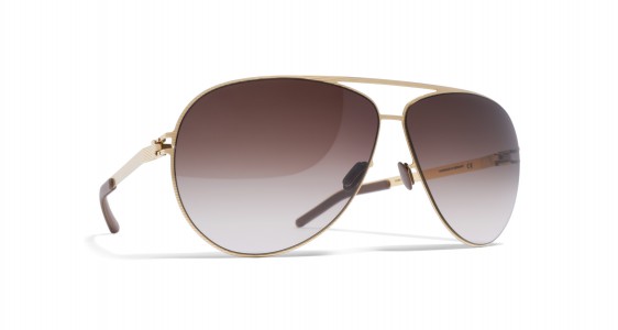 Mykita COOPER Sunglasses, GOLDLINE - LENS: BROWN GRADIENT