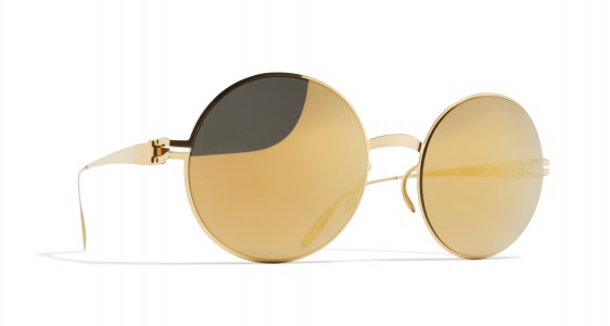 Mykita JANIS Sunglasses, F9 GOLD - LENS: GOLD FLASH