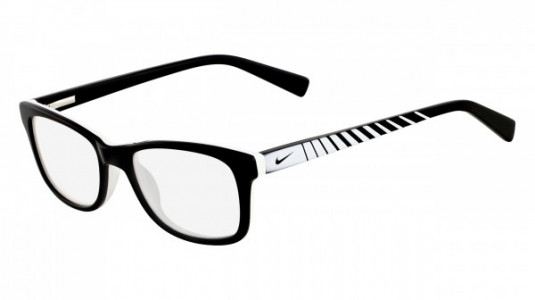 Nike NIKE 5509 Eyeglasses, (010) BLACK/WHITE BLACK