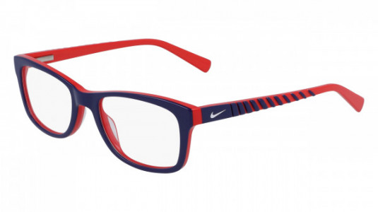 Nike NIKE 5509 Eyeglasses, (413) OBSIDIAN/UNIVERSITY RED