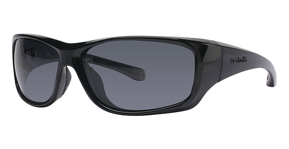 Columbia Big Basin Sunglasses, C01 Shiny Black