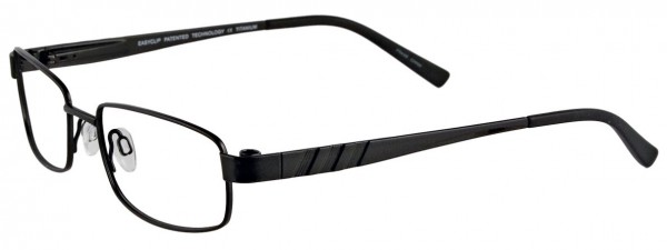 EasyClip EC137 Eyeglasses, SATIN BLACK