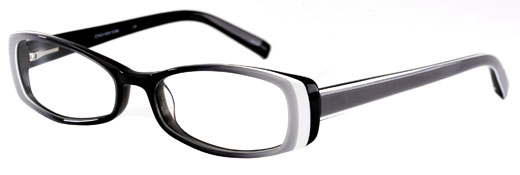 Jones New York J722 Eyeglasses, Black/White