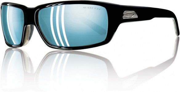 Smith Optics BACKDROP Sunglasses, Black - Polarized Blue Mirror