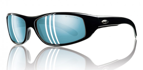 Smith Optics RIVERSIDE Sunglasses, Black - Polarized Blue Mirror