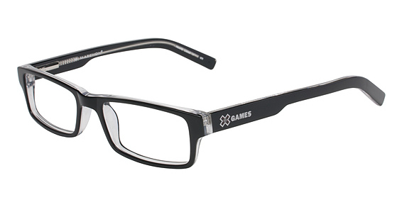 X-Games TIC TAC Eyeglasses, 008 BLACK ICE