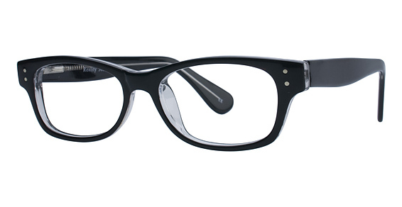 Enhance 3826 Eyeglasses, Black/Crystal