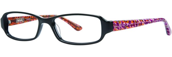 Kensie FRAZZLED Eyeglasses, Black