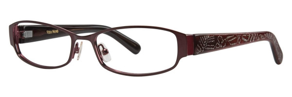 Vera Wang V043 Eyeglasses, Burgundy