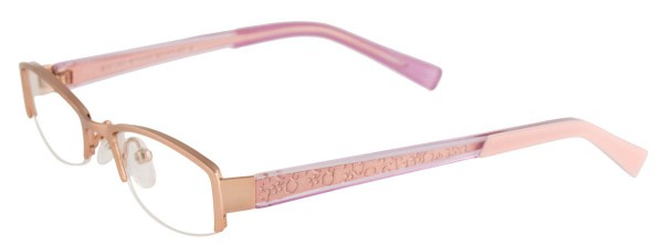 EasyClip EC143 Eyeglasses, LIGHT PINK/CLEAR AND LIGHT PINK