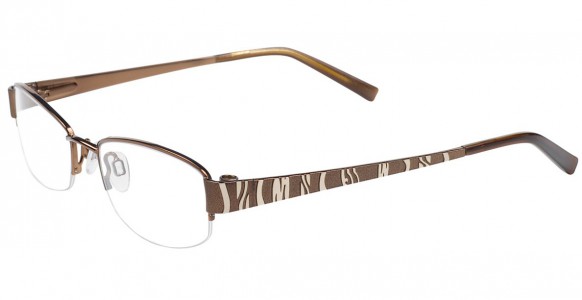 EasyClip S2501 Eyeglasses, BRONZE/BRONZE CHOCOLATE/SHINY