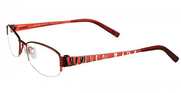 EasyClip S2501 Eyeglasses, CRANBERRY/CRANBERRY AND SILVER