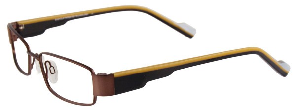 EasyClip EC155 Eyeglasses, CHOCOLATE