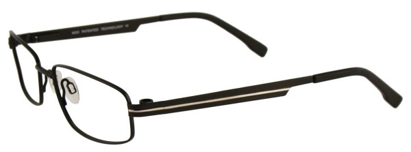 MDX S3224 Eyeglasses, BLACK AND SILVER