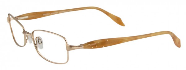 EasyClip EC157 Eyeglasses, SATIN WHITE GOLD