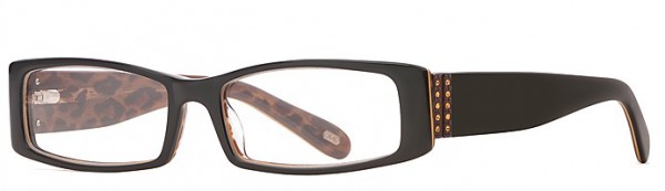 Carmen Marc Valvo Keira Eyeglasses, Brown Leopard