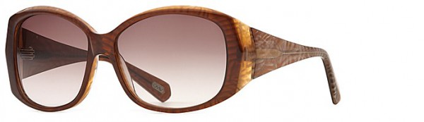 Carmen Marc Valvo Blanca (Sun) Sunglasses, Cocoa Brulee