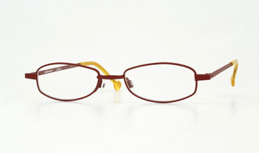 LA Eyeworks Canoe Eyeglasses, 501 Brick Red