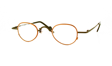 LA Eyeworks Curry 2 Eyeglasses, 895 Light Brown W/khaki