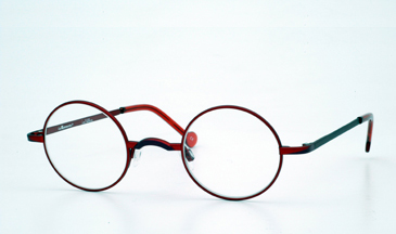 LA Eyeworks Hoops Eyeglasses, 880 Red Velvet