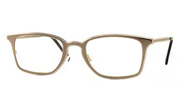 LA Eyeworks Nile Eyeglasses, 454 Palladium W/white