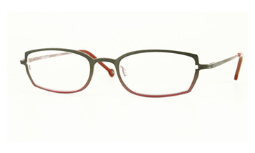 LA Eyeworks Tingwald Eyeglasses, 524 Charcoal To Pink Split