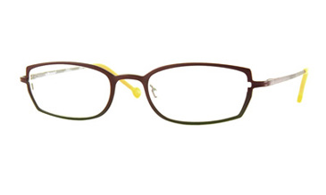LA Eyeworks Tingwald Eyeglasses, 547 Purple To Green Split